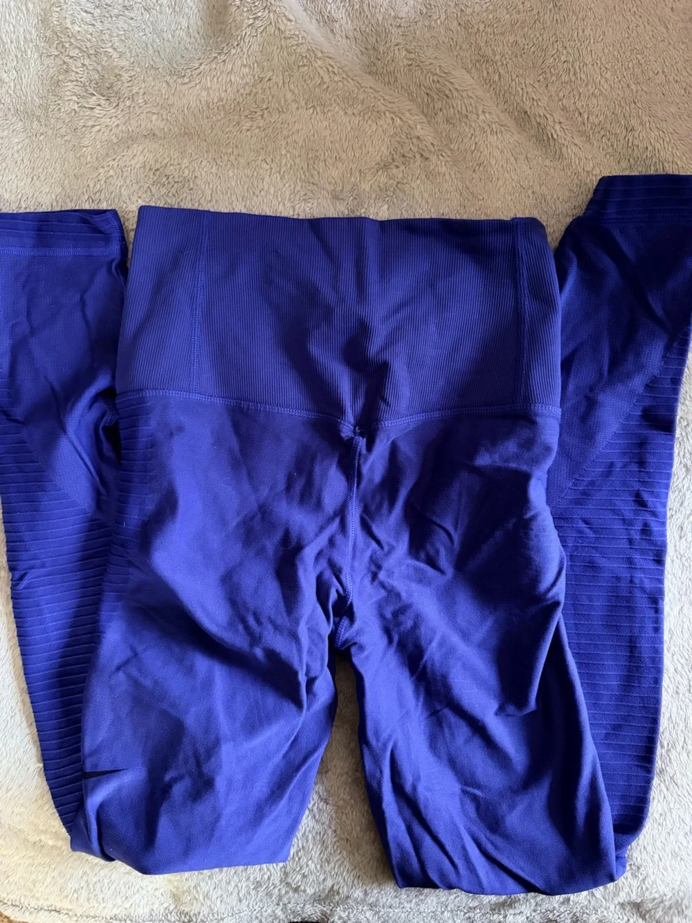 Nike Dri-FIT Zoned Sculpt Training Yoga Leggings - Royal Blue